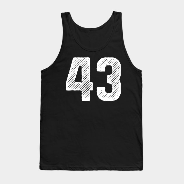 Rough Number 43 Tank Top by colorsplash